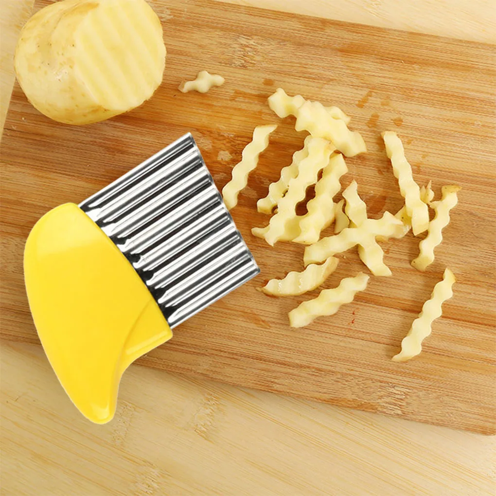 Резак для картофеля фри, овощерезка для картофельных чипсов, кухонный инструмент