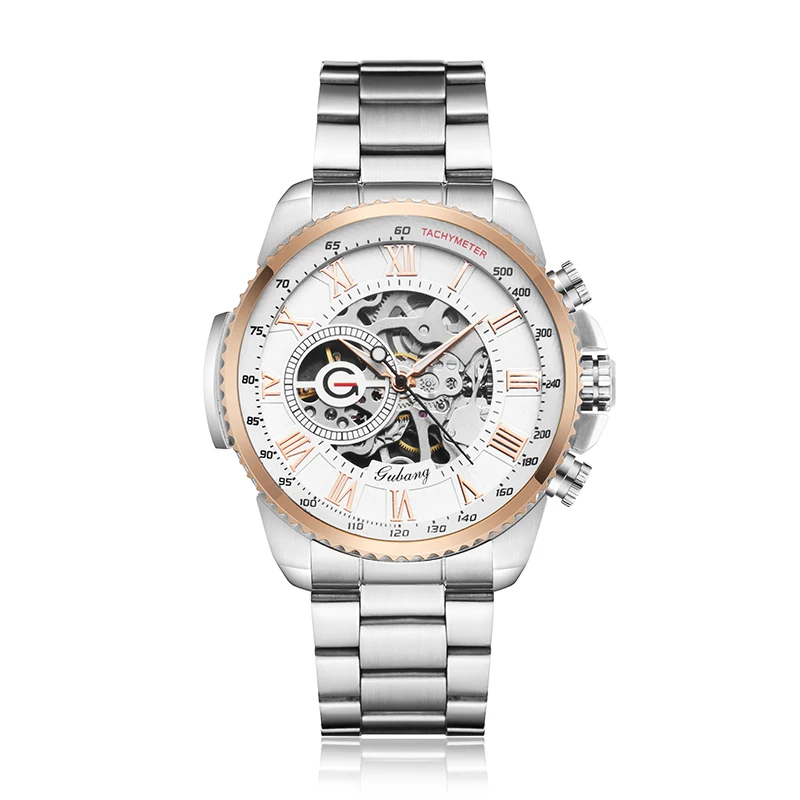 

2019 Fashion Luxury Self-Wind Mechanical Waterproof Men's Watch Men Skeleton Analog Mechanical Wrist Watch bayan kol saati
