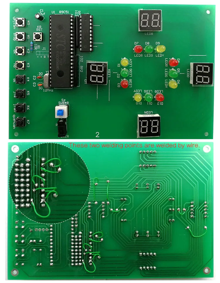 CIRMECH 51 SCM дорожный светильник DIY kit Интеллектуальный аналоговый дорожный светильник s обучающий эксперимент части игры