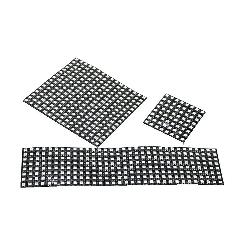 Панель WS2812B 8*8 16*16 8*32 пикселей 256 цифровая Гибкая светодиодная программируемая