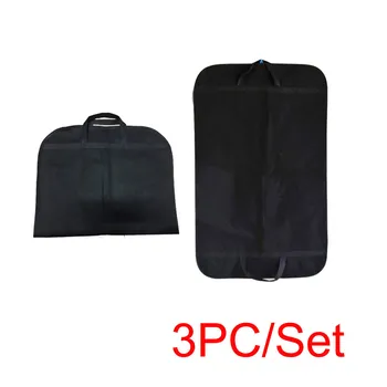 

3pcs Suit Garment Clothes Travel Dustproof Hanger Storage Protector Covers handbag dust coverBag Organizer Case Home Supplies