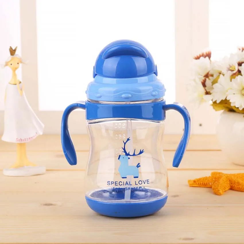Buy 300ML Baby Kids Cup Children Straw Water Feeding