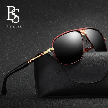 

Metal frame Goggle driver Polarized women's sunglasses Man Famous brand designer Square mirror Sun UV400 oculos