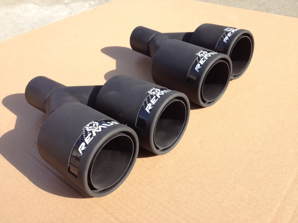 Universal Stainless Steel Car Exhaust Pipe Tip Inlet45/48/51/54/57/61