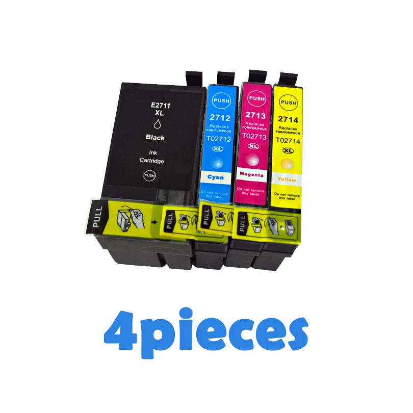 T2711 для Epson чернильных картриджей T2712 T2713 T2714 рабочей силы WF 7110 7610 7620 3620 3640 принтер 27