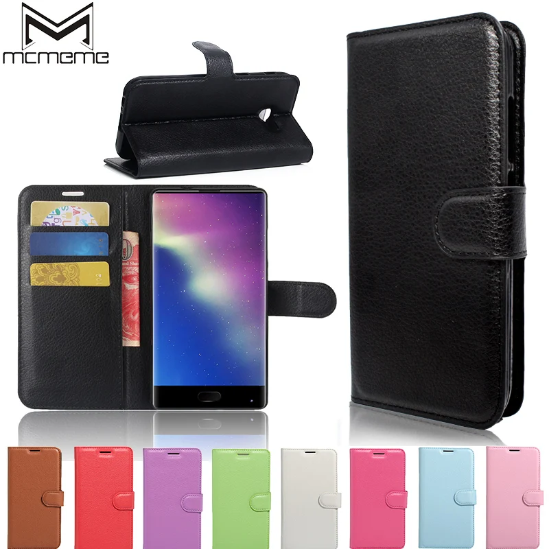 

MCMEME 2017 New Arrival Case For Doogee Mix Cover Special Protective Flip PU Leather Case For Doogee Mix 5.5" mobile phone Bag
