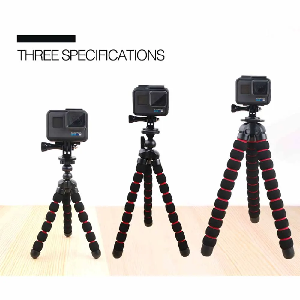 

Portable Octopus Tripod Flexible Camera Stand Mini Gorillapod Monopod for Nikon Sony Canon d5200 DSLR Gopro HERO 4K Camera