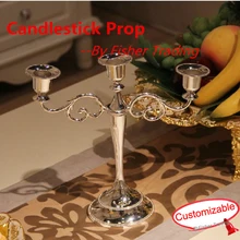 Игровой реквизит для комнаты побега, игровое оборудование, подберите подсвечник, чтобы открыть замок, Волшебный реквизит для побега, таинственная комната