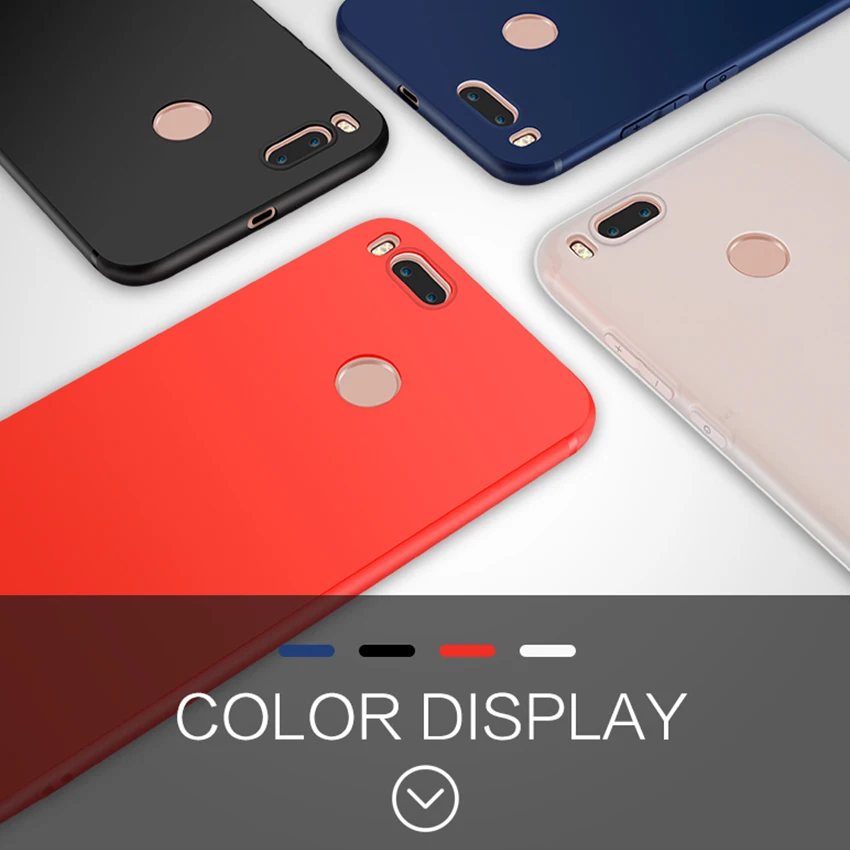 Чехол HereCase для Xiaomi MI A1 чехол Xiaom 5X Mi5X силиконовый из ТПУ ультра тонкие Защитные