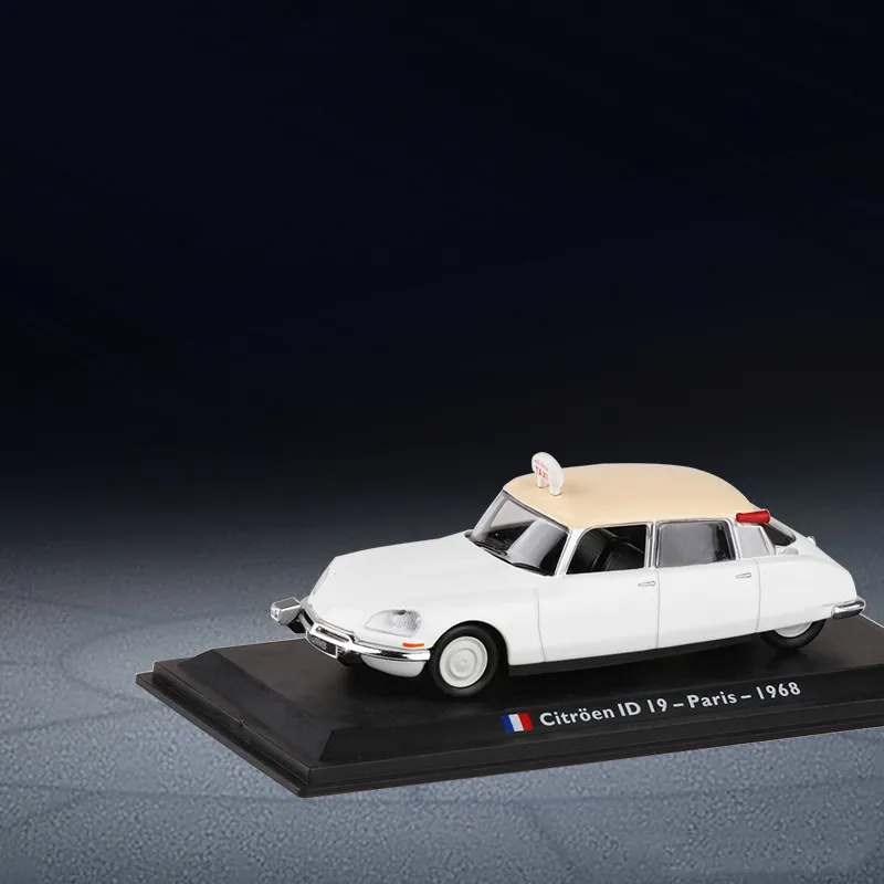 Оригинальная Изысканная Подарочная коробка 1: 43Citroen ID19 Париж 1968 модель, имитация сплава такси коллекции и украшения, бесплатная доставка