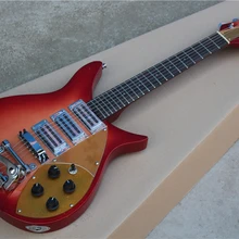 Заводская изготовленная на заказ 6 струн красная электрическая гитара, 527 мм масштаб длина, палисандр гриф, система тремоло, предложение по индивидуальному заказу