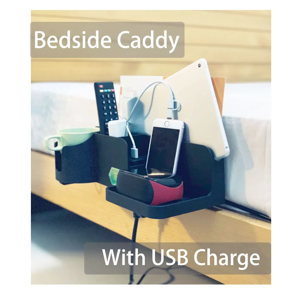 Прикроватный боковой Органайзер Caddy для хранения мобильных телефонов планшетов