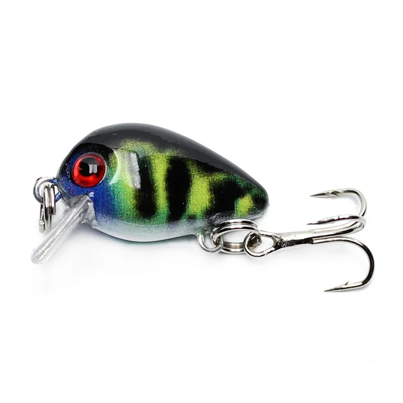 Amlucas 30 мм 2 г Crazy воблеры мини Topwater Crankbait искусственная японская жесткая наживка Pesca плавающие рыболовные приманки бас Pesca WW338 - Цвет: A