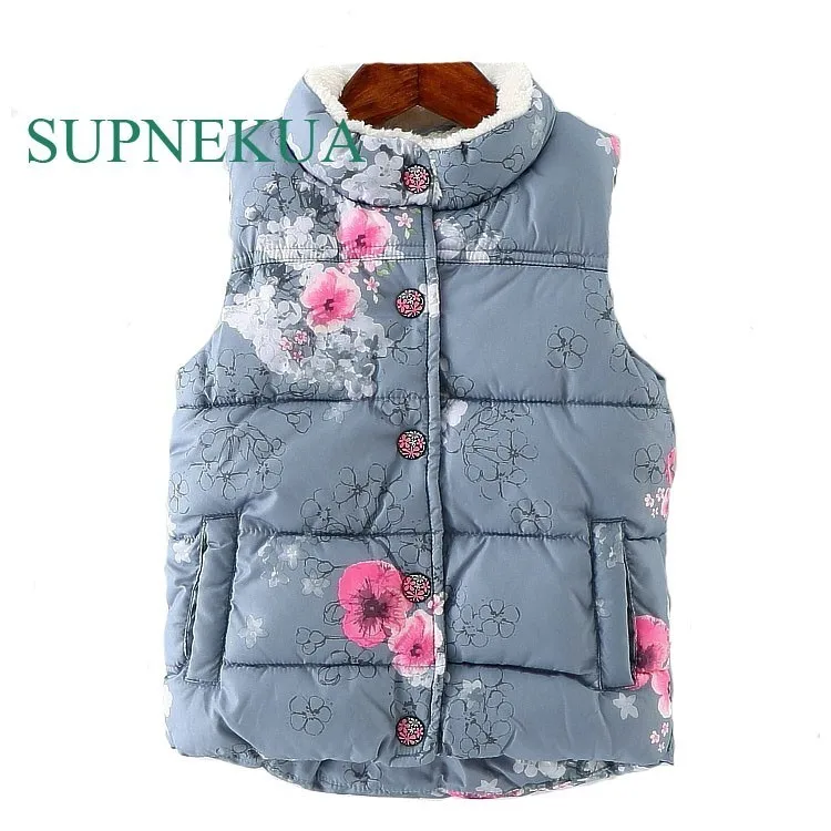 Children Flower Vest Children's Garment New Pattern Child Vest Girl