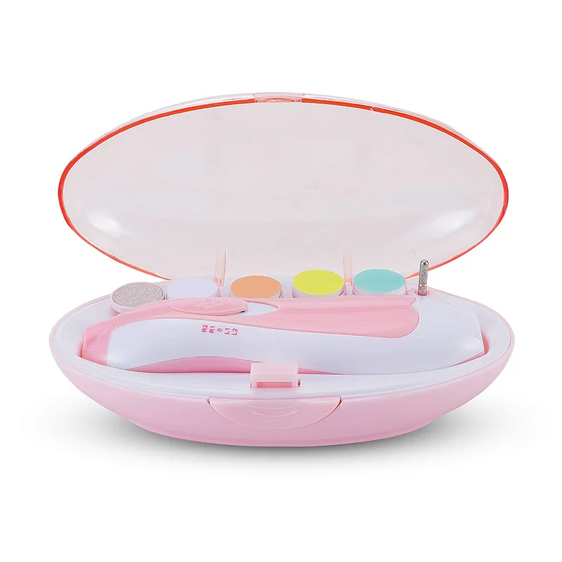 

Electric Nail Polisher Baby Child Nail Scissors Prevent Grinding Scratches Finger Nail Repairer Beauty Nail Tool Kit T0514CMB