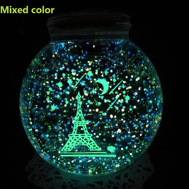 New Fish Tank Noctilucent Sand Night Luminous Dark Bright Glow Fluorescent Particles Aquarium Fish Tank Decoration