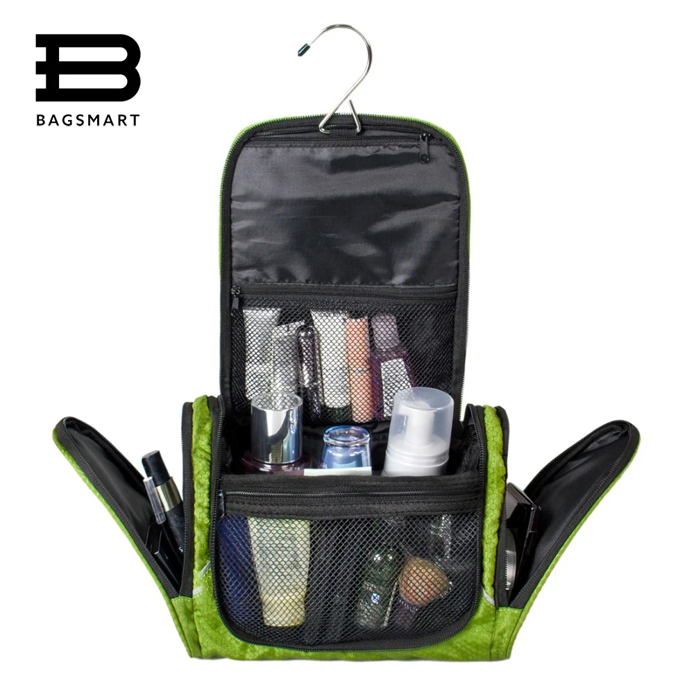 BAGSMART Travel Organizer Multifunction Travel Hanging Cosmetic Bag ...