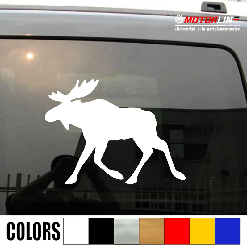 

MOOSE Elk Sweden Decal Sticker Car Vinyl pick size color no bkgrd