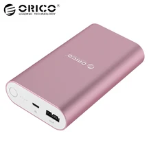 ORICO QC3 0 Power Bank Aluminum 10050mA Capacity Universal Portable Quick Charger for Smart Phones
