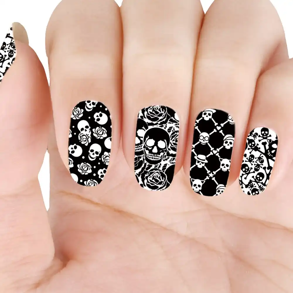 Detail Feedback Questions About 1pcs Beautybigbang Xl 018 Skull Nail Detail Feedback Questions About 1pcs Beautybigbang Xl 018 Skull Nail