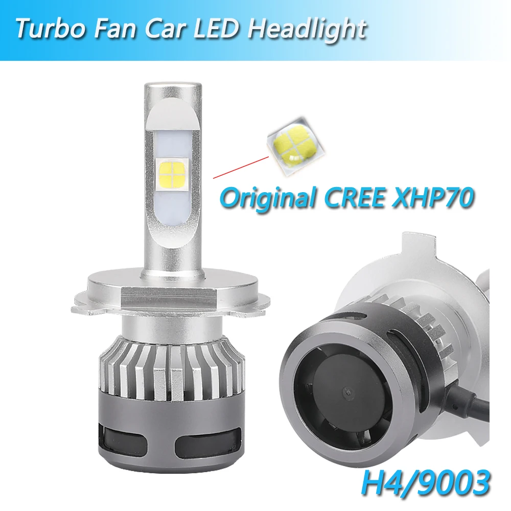 Супер яркий H7 светодиодные лампы 110 W 13200lm 12 V C-РЗЭ XHP70 чипы авто фары H4 H11 D2S HB3 HB4 9004 9007 H13 автомобилей лампы