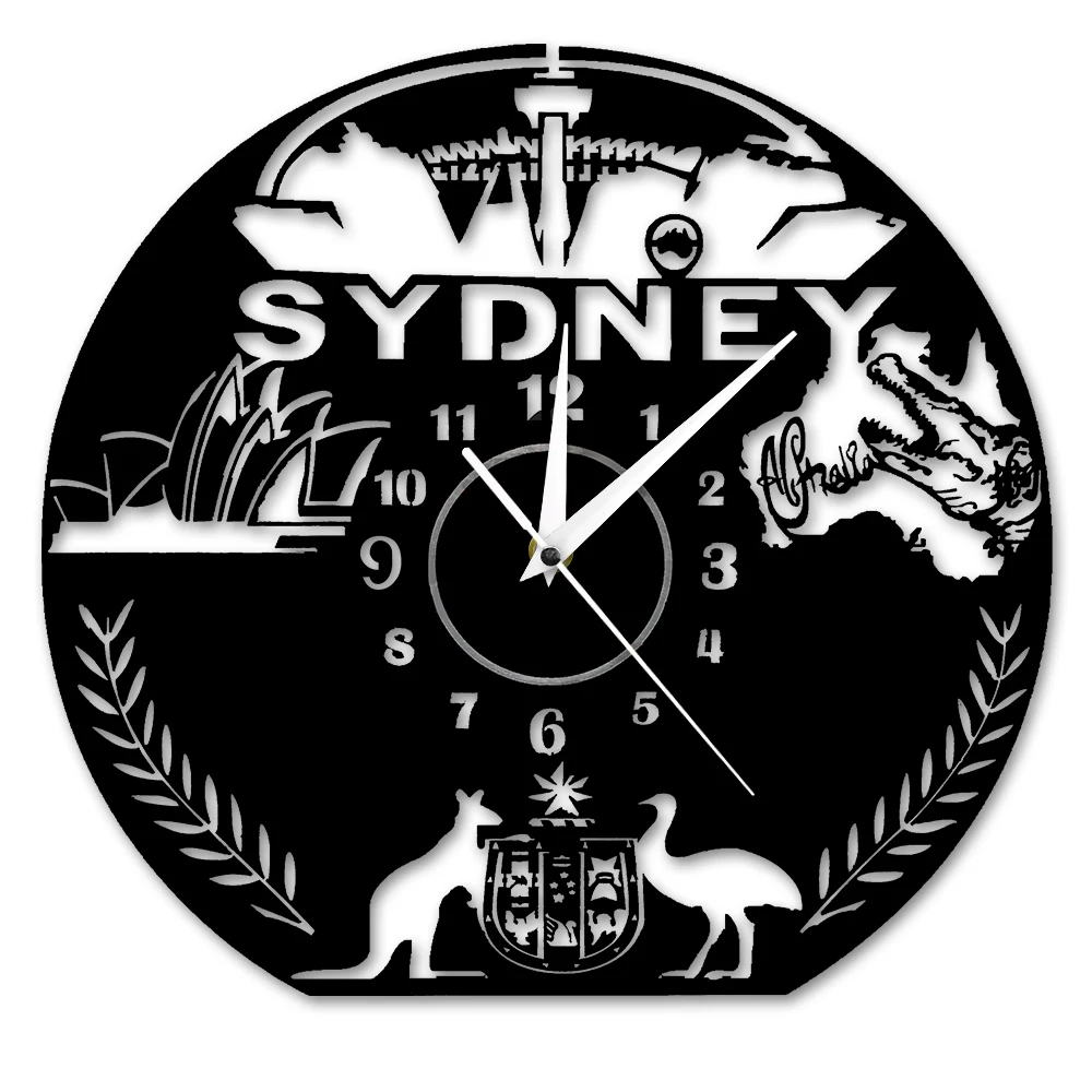 Australia Sightseeing Sydney Opera House Wall Clock Sydney Cityscape