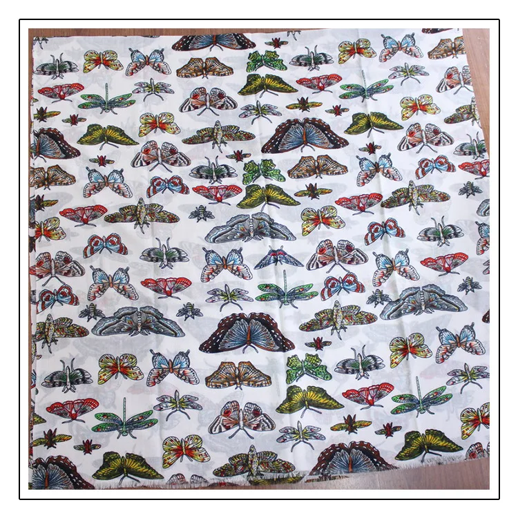 

Butterflies Thin Cashmere Scarf Pashmina Headband Multi Function Shawl Beauty Scarfs Wholesale Drop Shipping YR11