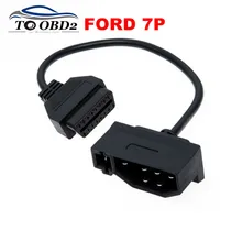 Новейший OBD2 адаптер для Ford 7 Pin DLC ведущий интерфейс к OBDII 16Pin женский подходит для Ford 7 Pin конвертер кабель