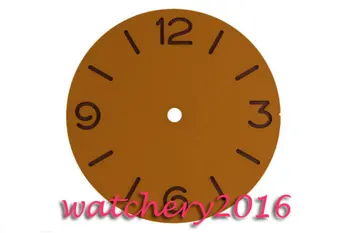 

38.9mm orange Number dial fit unitas eta 6497 movement Men's Watch dial