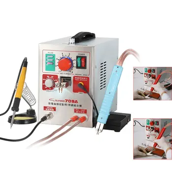 

709A Digital Display Large Power Battery Spot Welder +71A Handheld Spot Welding Pen Spot Welding + Solder integrated Machine