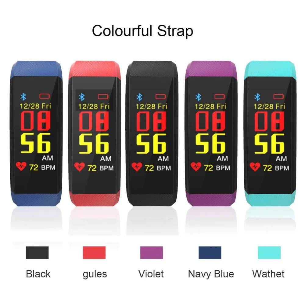 

Intelligent Waterproof blood pressure and oxygen meter step color screen Bracelet Smart Bracelet