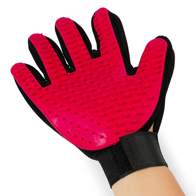 

Pet cat gloves comb hair removal gloves pet dog hair hair removal brush comb gloves finger cleaning massage gloves animal
