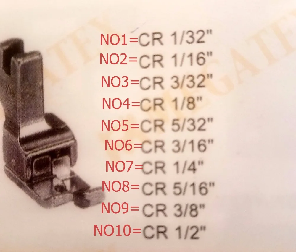 Us 293 12 Offindustrial Sew Machine Compensating Foot Crcl 132 116 332 18 532 14 556 38 12 For Brother Consew Juki Pfaff Siruba In