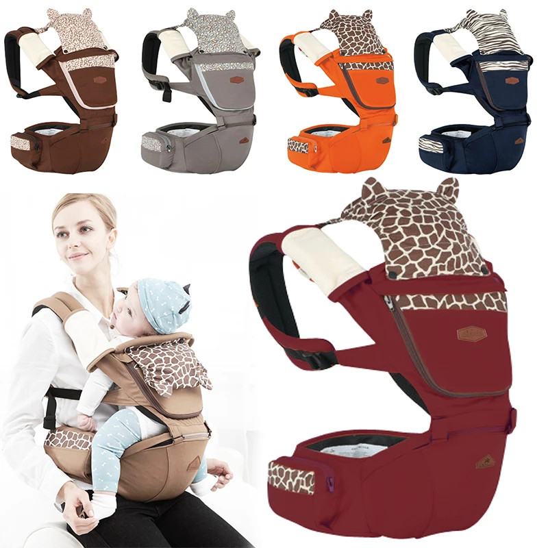 1 шт. эргономичный Baby Carrier анти-шок рюкзак хип сиденье для малышей съемная ребенка слинг стул талии ребенка 5 цветов