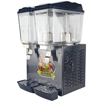 

Commercial Juice Cooling Making Machine Two-cylinder Juice Dispenser Drink container Cold Drink Machine