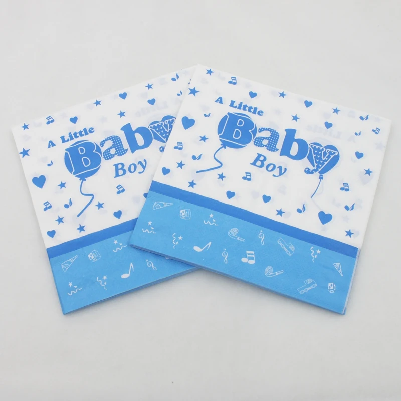 [RainLoong] бумажная салфетка для маленьких мальчиков и девочек, праздничная салфетка, 33 см* 33 см, 1 упак./лот