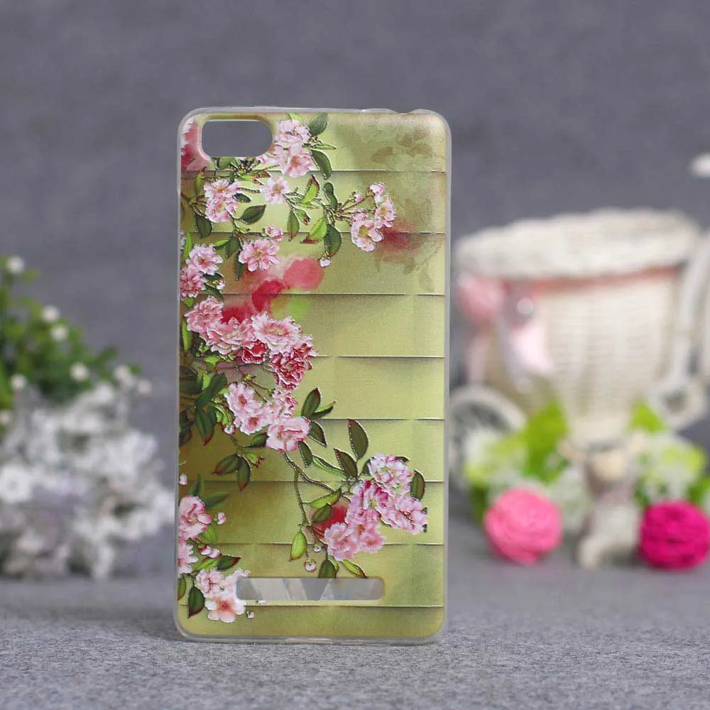 Для Coque Xiaomi mi 4c mi 4i силиконовый чехол ТПУ задняя крышка для Fundas Xiaomi mi 4c 4i чехол 3D узор Капа для Xiao mi M4C M4i чехол s - Цвет: 6