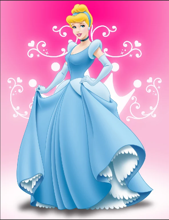 

5x7FT Light Pink Cinderella Princess Fairy Dance Custom Photo Background Studio Backdrops Rod Pole Pocket Vinyl 150cm x 220cm