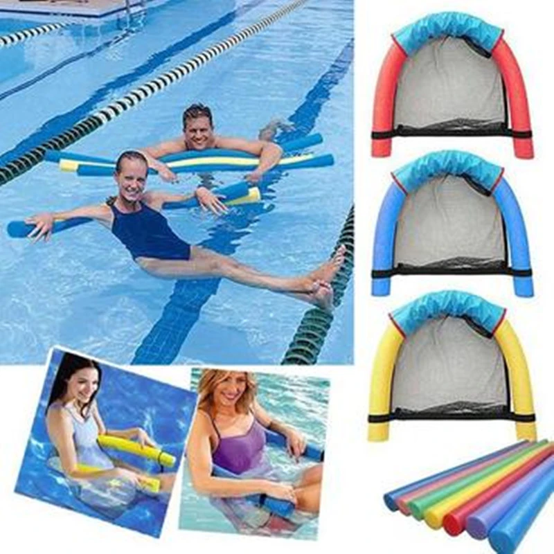 Polyester Floating Pool Noodle Mesh Chair Net For Swimming Pool Kids Bed Seat✔UK