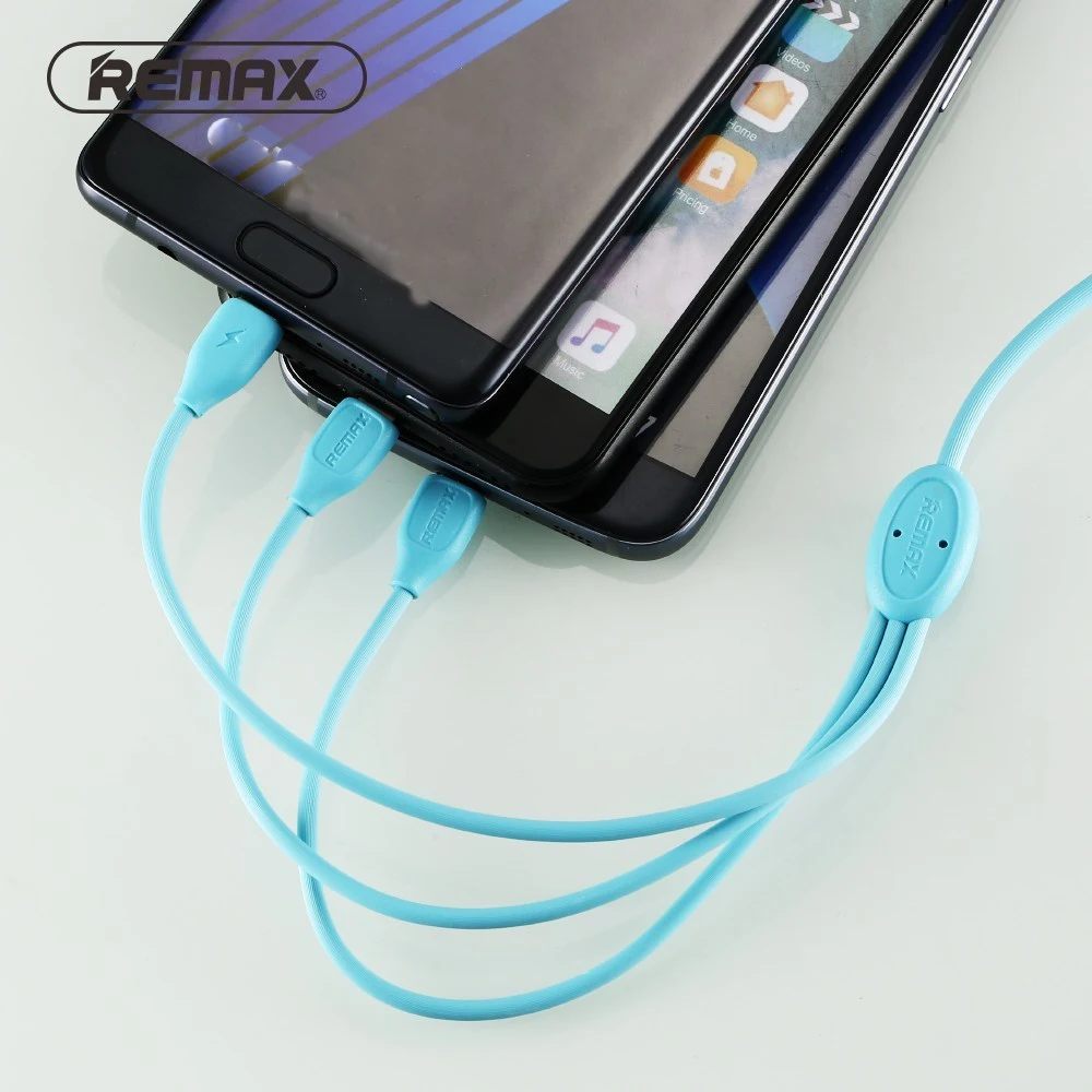 REMAX lesu 3in1 зарядки Тип Кабеля C Micro кабель для USB Быстрая зарядка iphone xs/6/7/8/