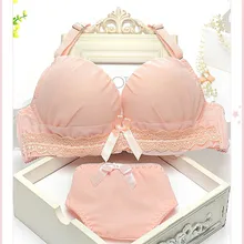 Новинка, Дамское кружевное студенческое нижнее белье, женский костюм, собранный сексуальный бюстгальтер для девушек, набор, тонкая секция 6813