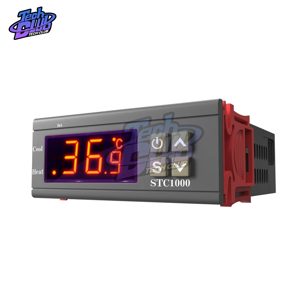 STC-1000 LCD Digital Thermostat Temperature Control Thermometer DC12V/24V/12-72V AC110-220V Thermo Controller With NTC Sensor