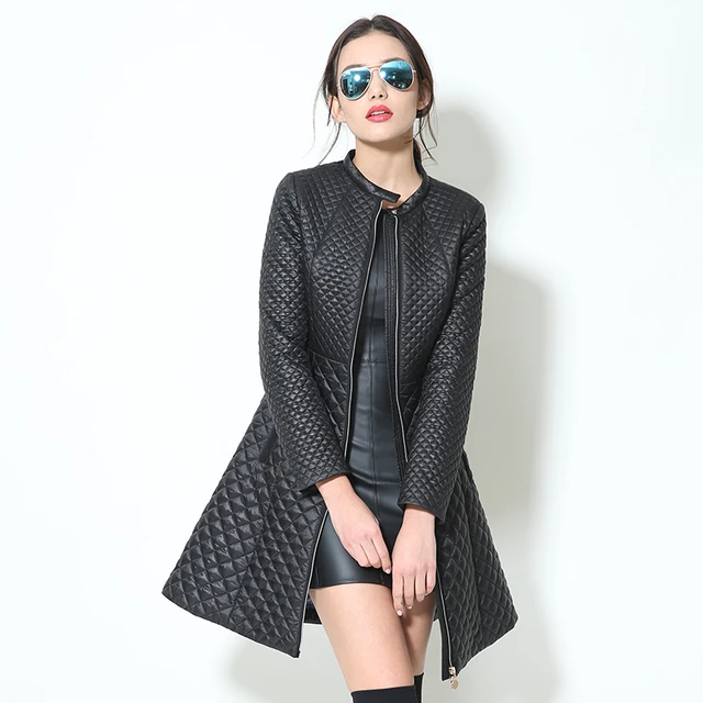 Cheap FOLUBOON High Quality Women's Winter Jacket Long Slim Casual Women's Coat Female Winter Jacket Warm Parka Coat For Winter Women 