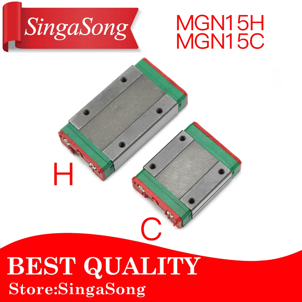 

MGN15C or MGN15H linear carriage block for CNC X Y Z Axis