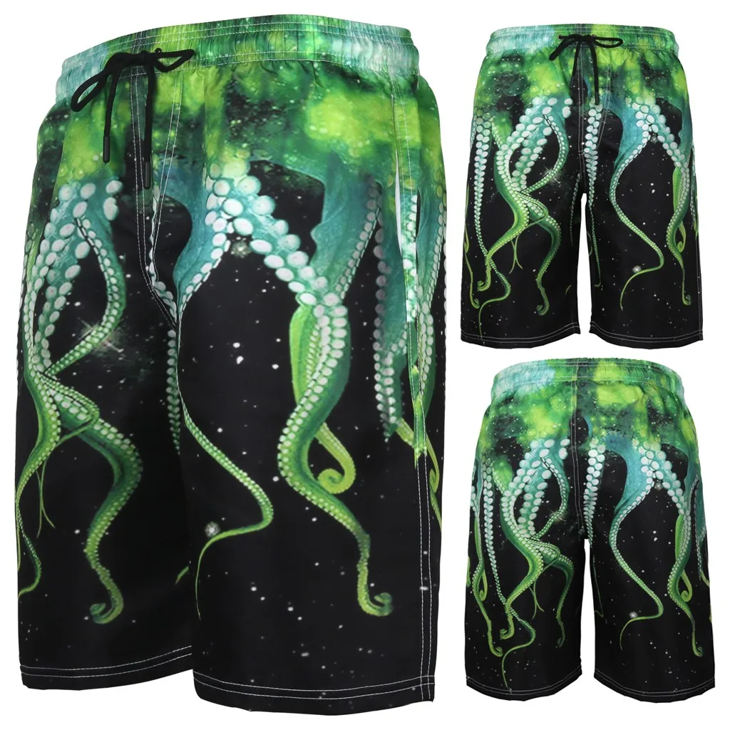 

2019 Summer Men Board Shorts Printed Beach Short Mens Summer New Trunks 3D Print Graphic Casual Athletic Beach Short S-6XL sale