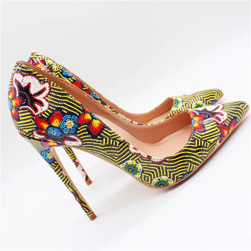 

Free shipping fashion women Pumps lady stripe printed Pointy toe high heels shoes 12cm 10cm 8cm bride wedding shoes