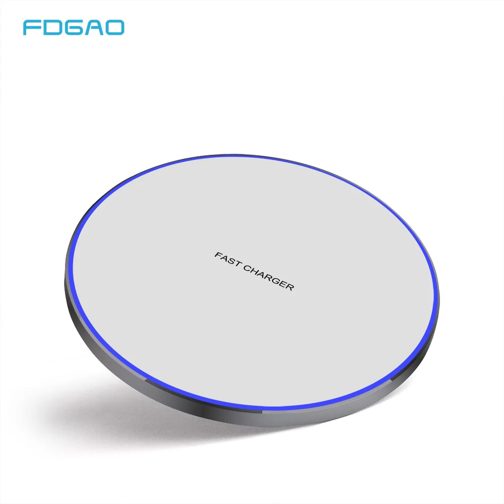 

DCAE 10W Qi Fast Wireless Charger For iPhone X XR XS Max 8 Samsung Note 9 8 S8 S9 Plus USB Phone Wireless Charging Quick Charge
