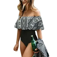 Мода женское нижнее белье комплект Цельный с открытыми плечами бюстгальтер пляжный комплект купальник Купальники пуш-ап beschwear женские Средняя Талия 15