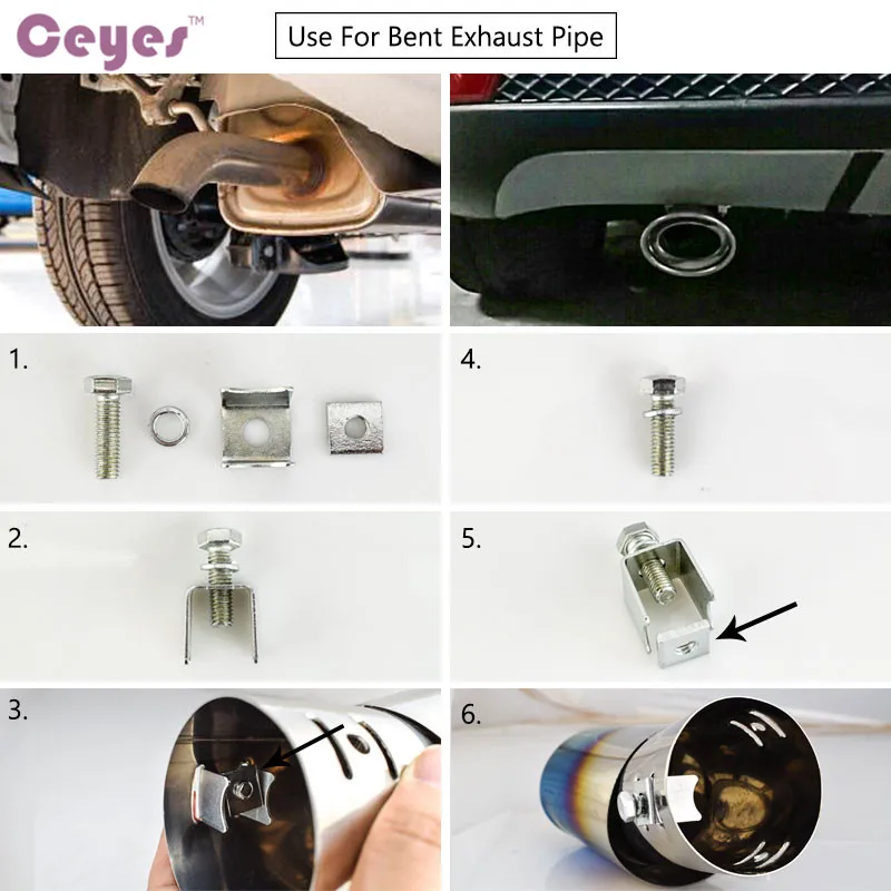 Exhaust Muffler Tip Pipe (13)