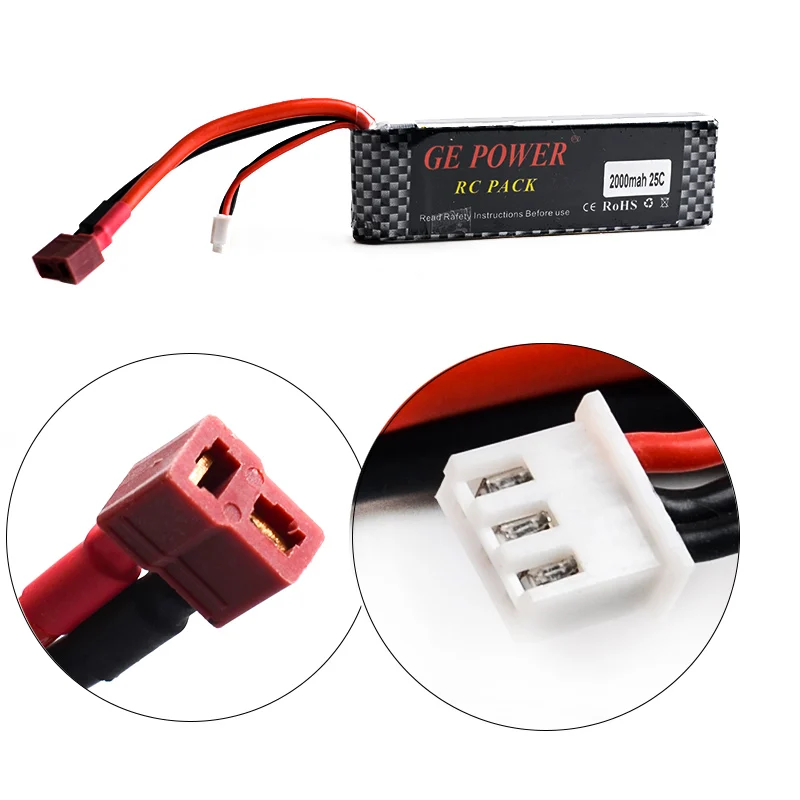 GE Power 7 4 V 11 1 14 8 22 2 2000mAh 35C 2S 3S 4S 6S аккумуляторная батарея Lipo XT60 T другие штепсельные